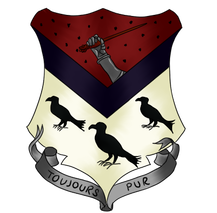 Image shows Crest of House Black